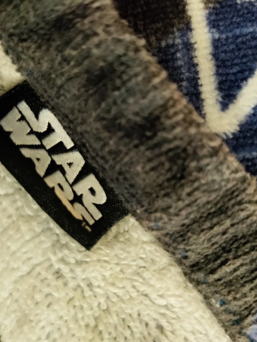 Vintage Star Wars Beach Bath Towel Darth Vader Stormtrooper Terry Graphic